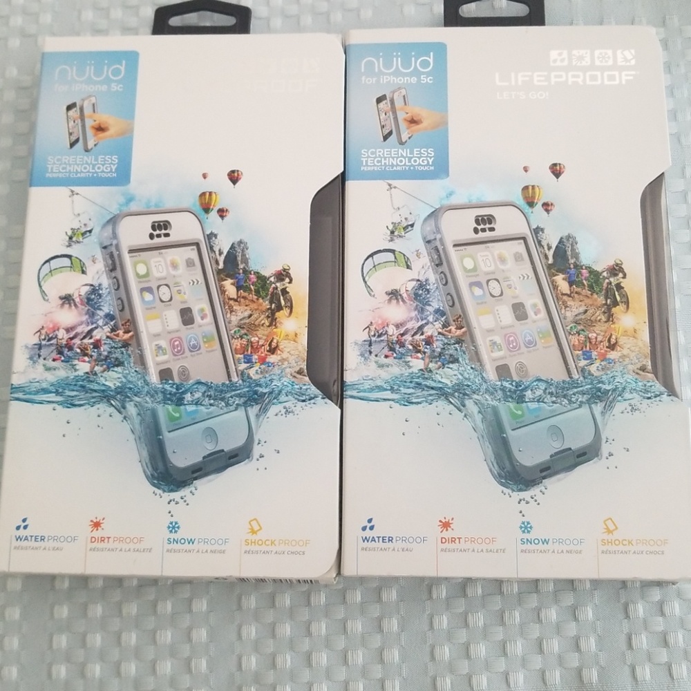 Iphone 5c lifeproof nuud